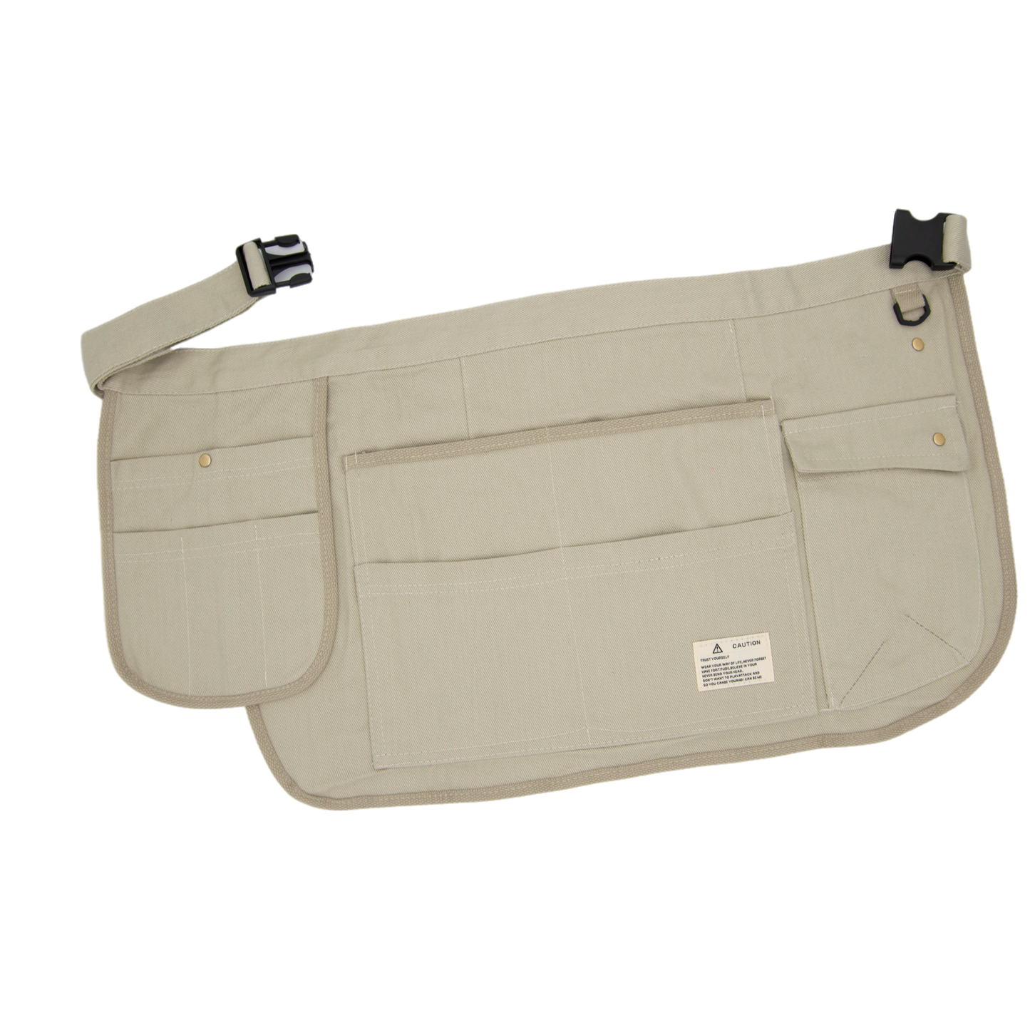 Tool Apron Half Canvas Apron - Beige