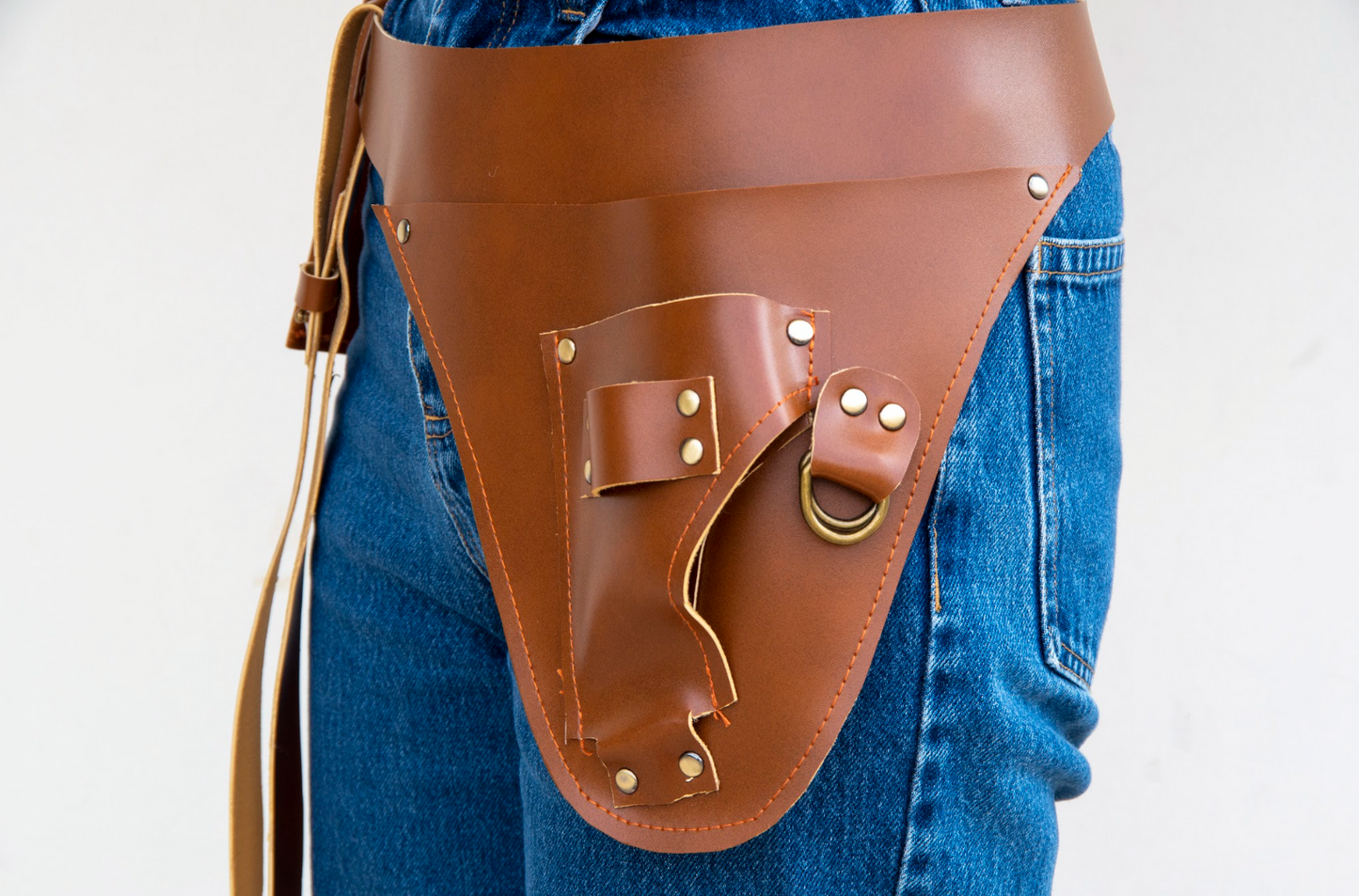 PU Leather Tool Belt Bag
