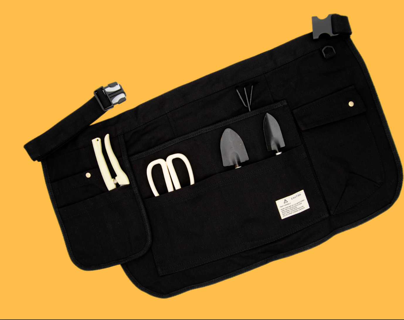 Tool Apron Half Canvas Apron - Black