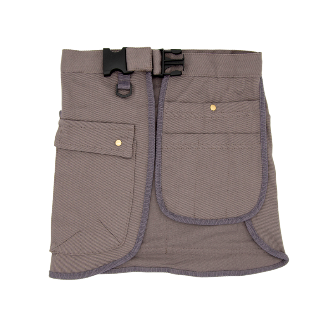 Tool Apron Half Canvas Apron - Gray