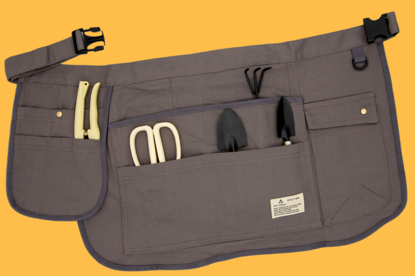 Tool Apron Half Canvas Apron - Gray