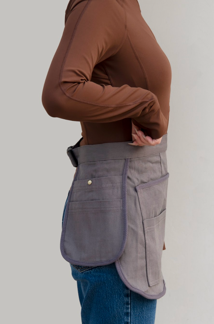 Tool Apron Half Canvas Apron - Gray