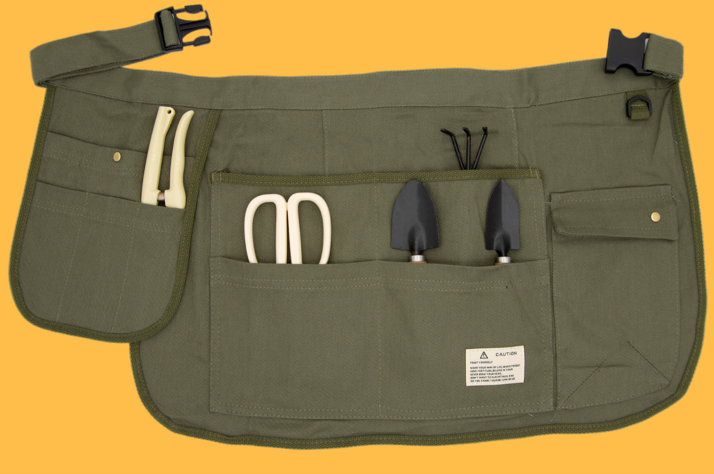 Tool Apron Half Canvas Apron - Green