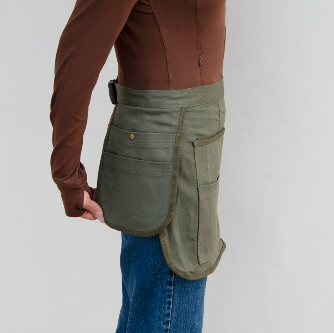 Tool Apron Half Canvas Apron - Green