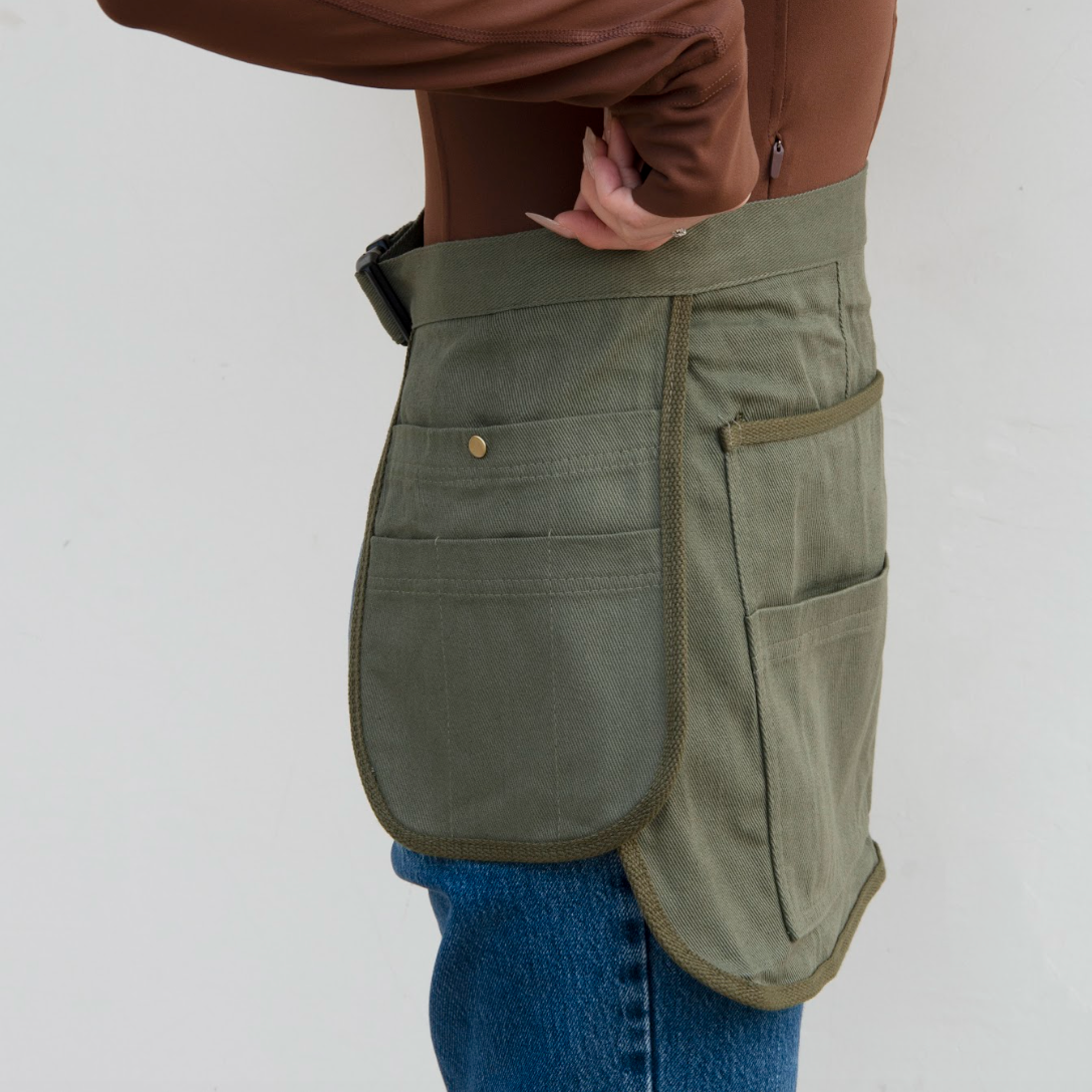 Tool Apron Half Canvas Apron - Green
