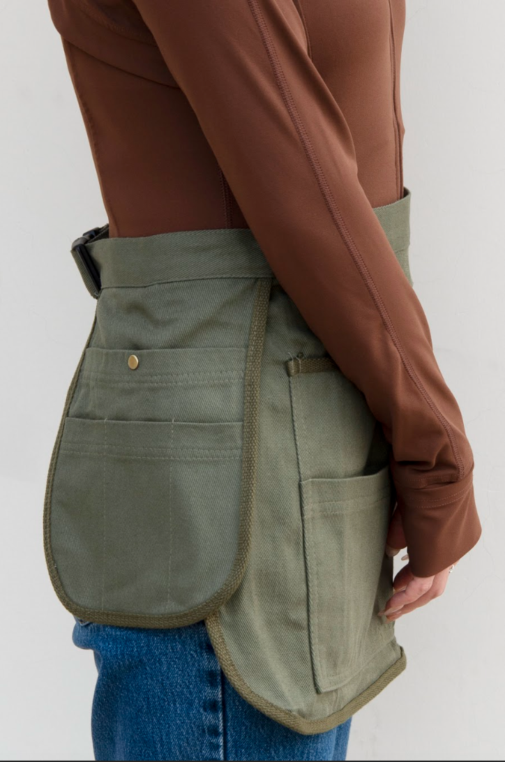 Tool Apron Half Canvas Apron - Green