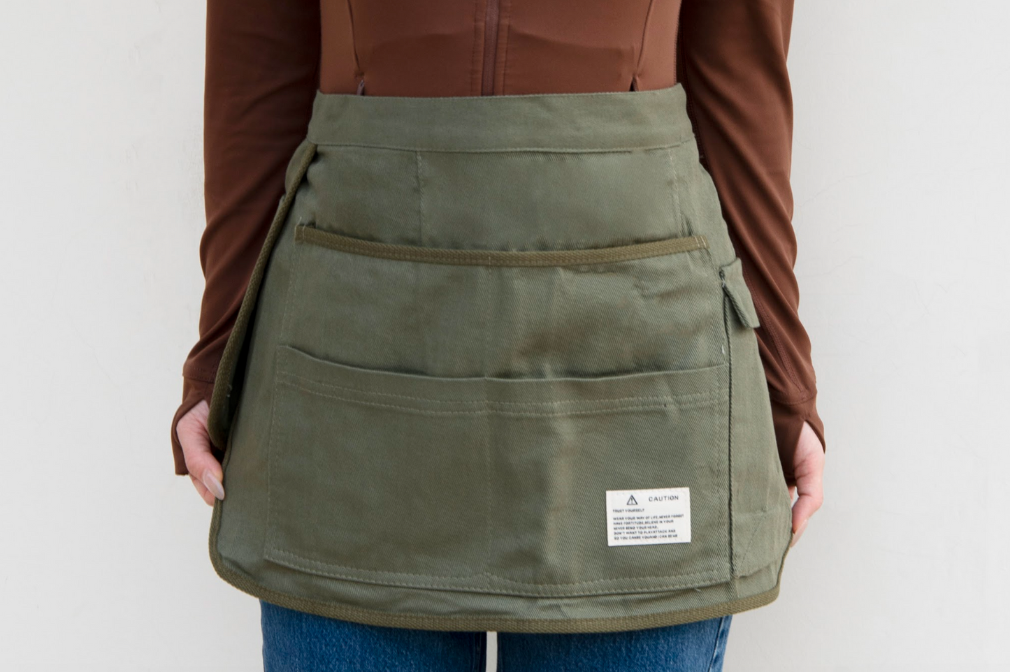 Tool Apron Half Canvas Apron - Green