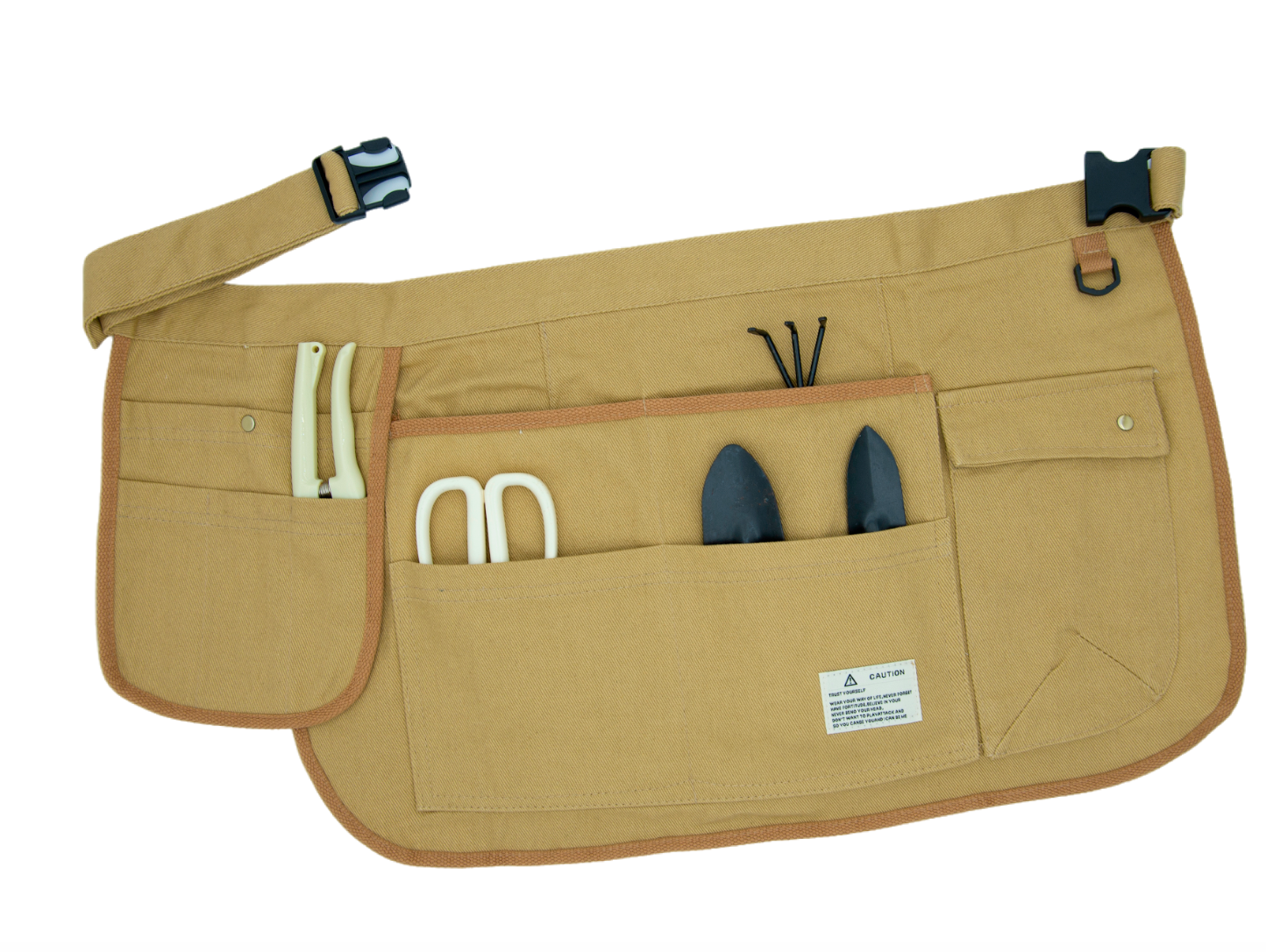 Tool Apron Half Canvas Apron - Khaki