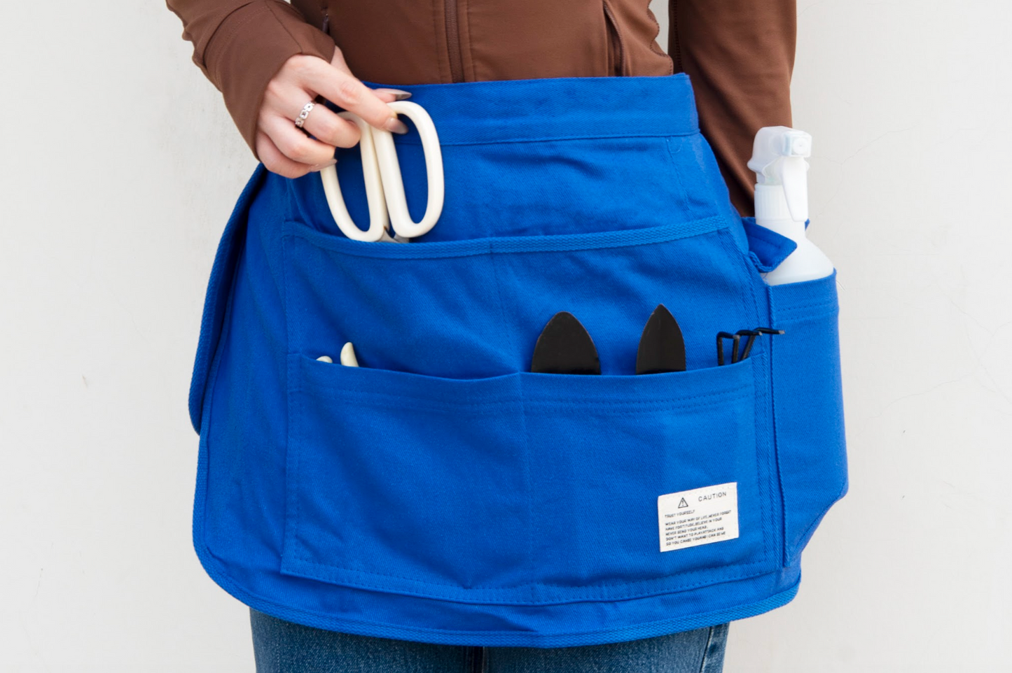 Tool Apron Half Canvas Apron - Blue
