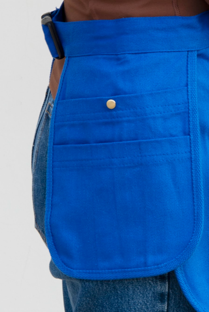 Tool Apron Half Canvas Apron - Blue
