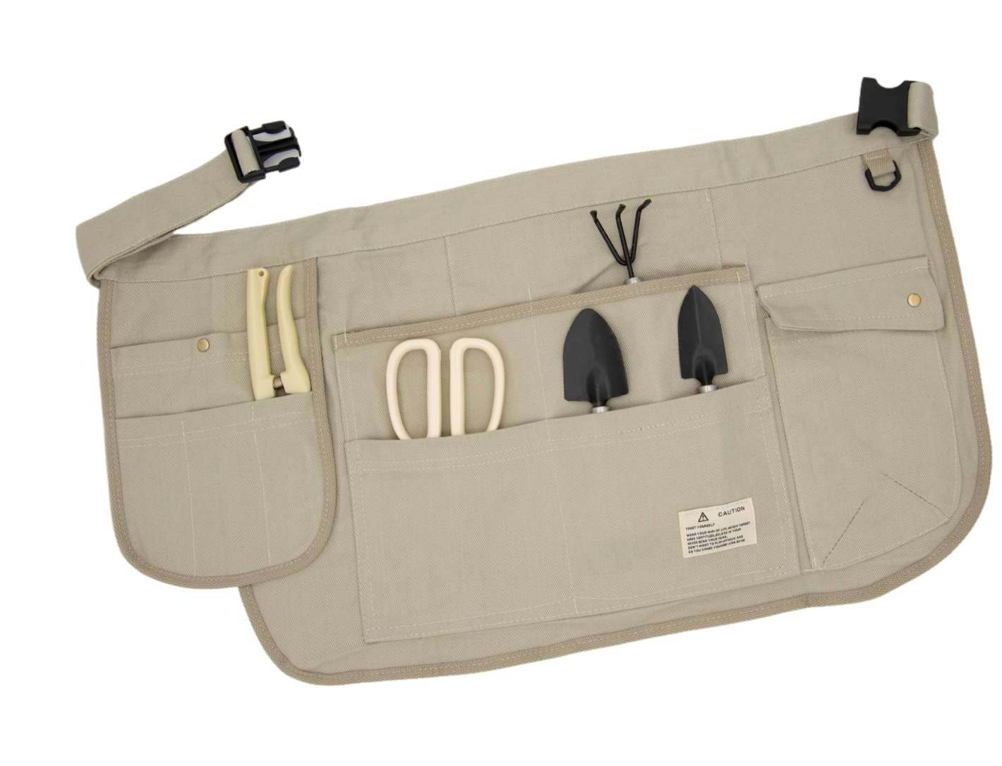 Tool Apron Half Canvas Apron - Beige