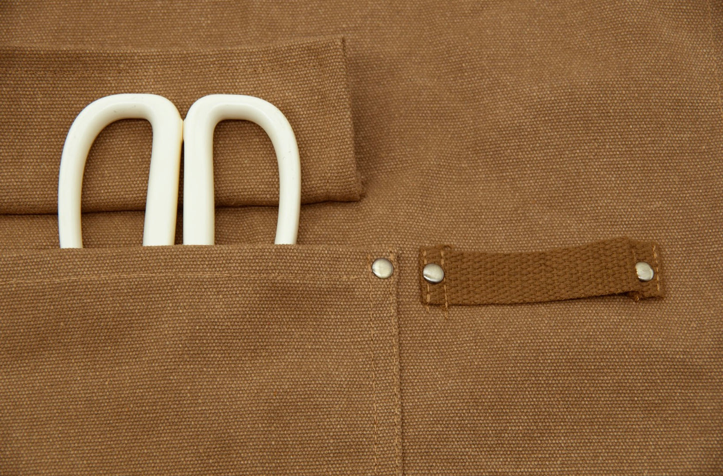 Multi-Pocket Garden Utility Apron - Camel