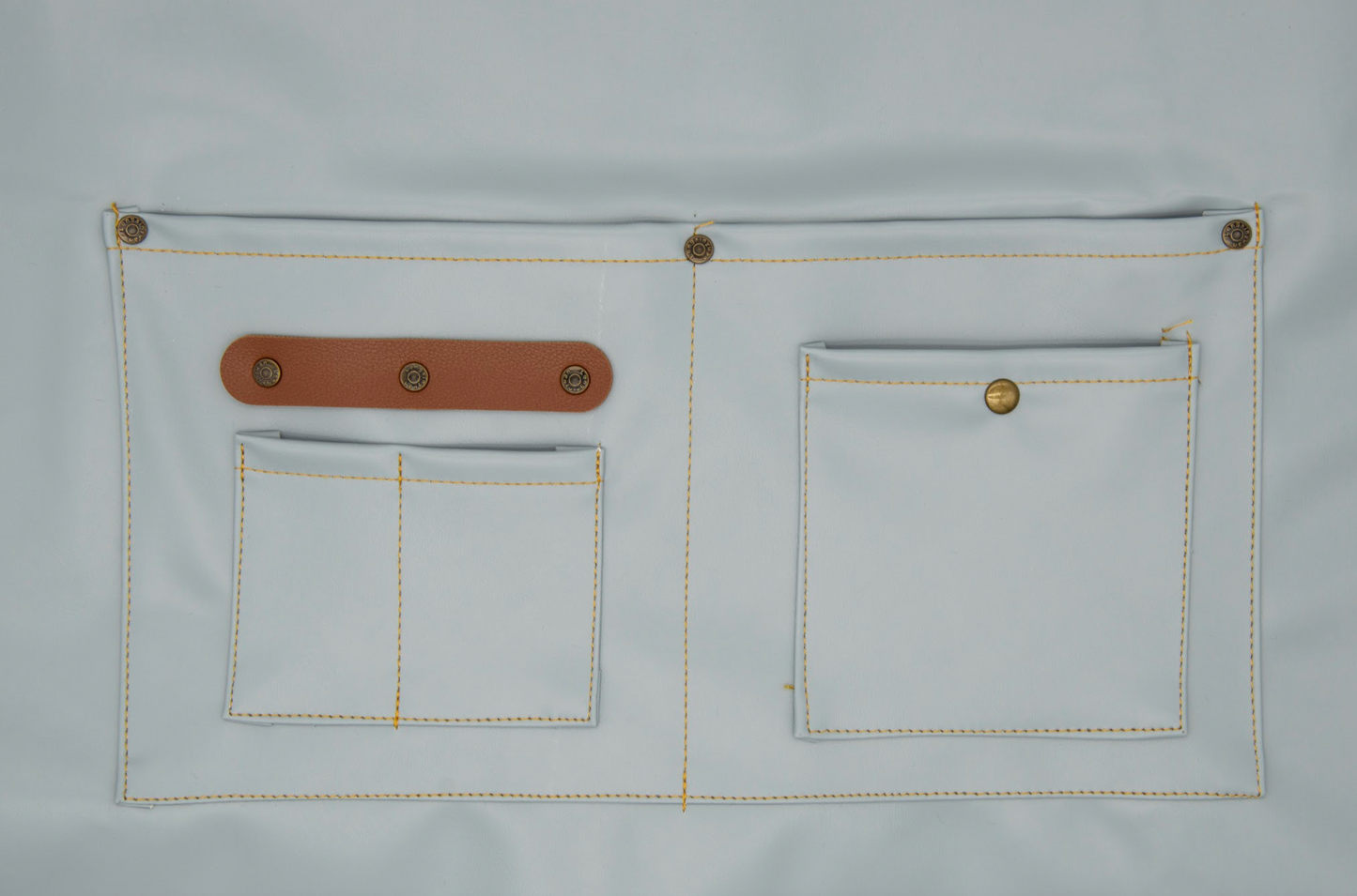 PU Leather Gardening Apron - Blue
