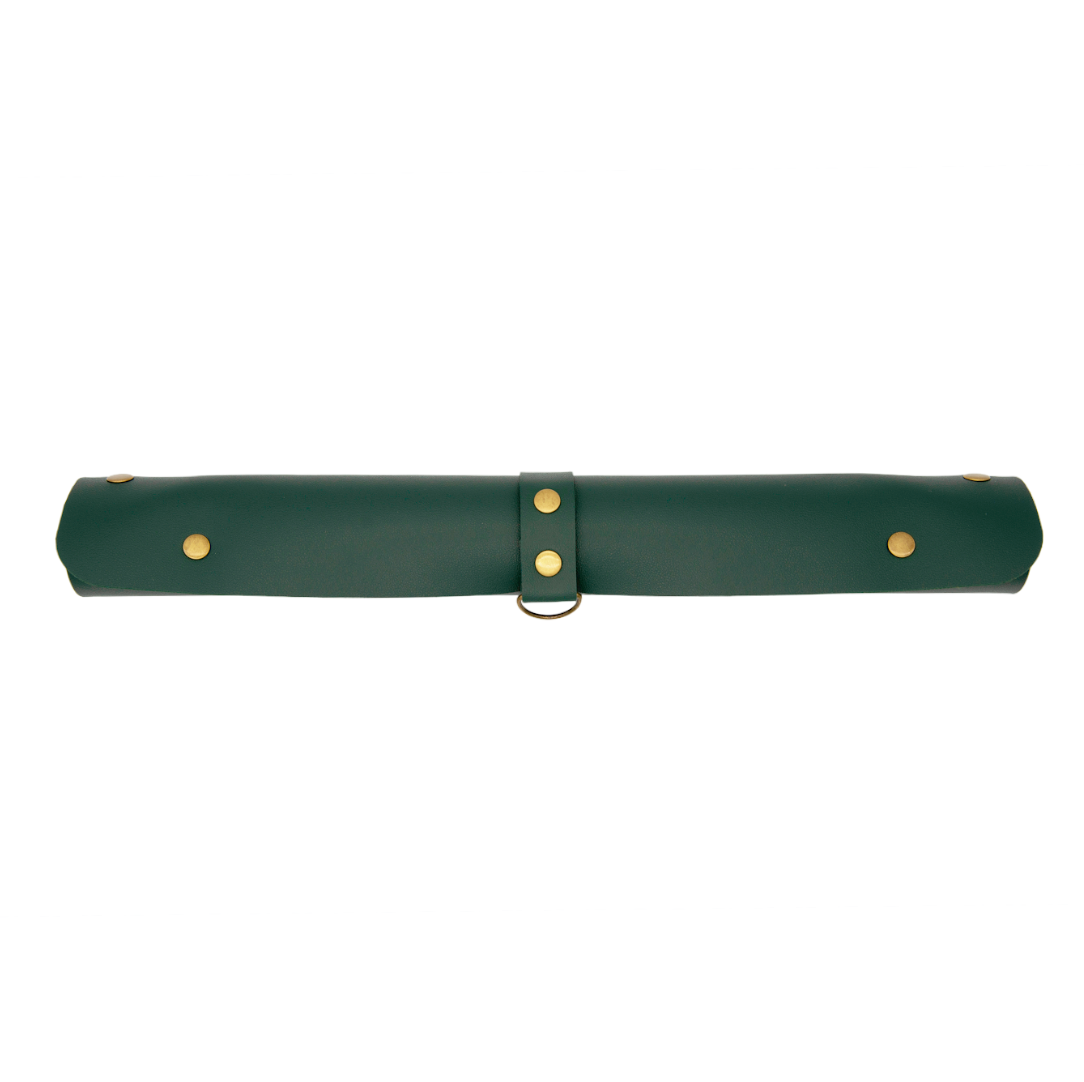 PU Leather Plant Repotting Mat Waterproof Transplanting Mat - Dark green