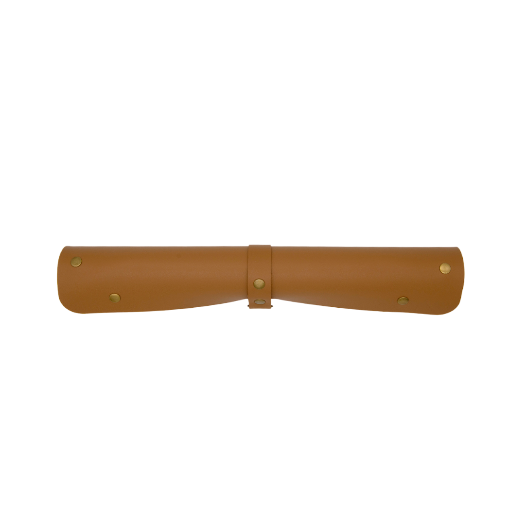 PU Leather Plant Repotting Mat Waterproof Transplanting Mat - Brown