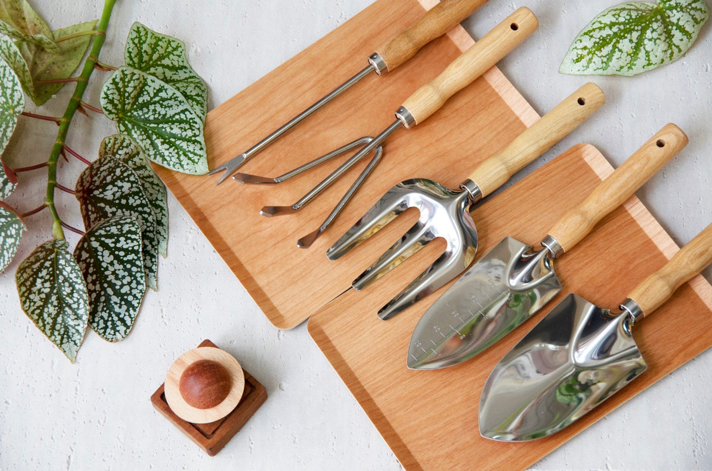 Garden Tool Set - Stainless Steel 5-Piece