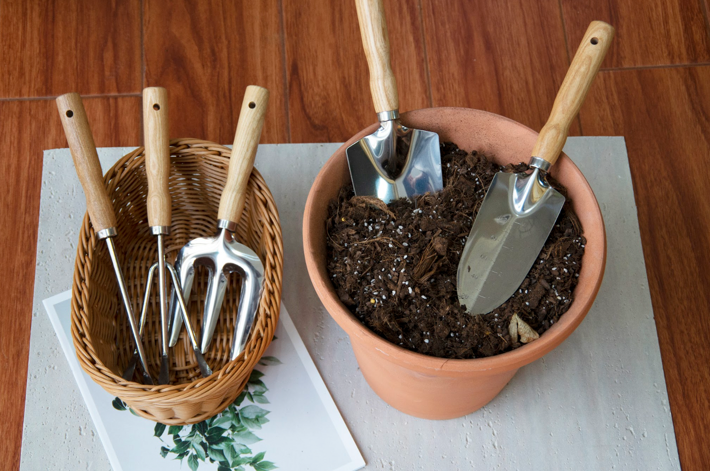 Garden Tool Set - Stainless Steel 5-Piece