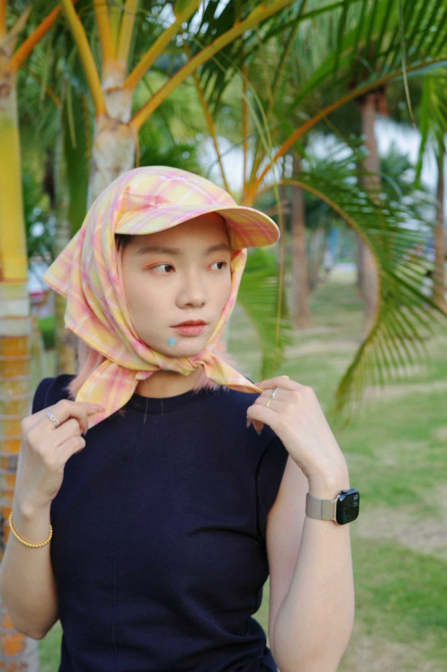 Wide Brim Garden Hat ( Sun-Kissed Peach )