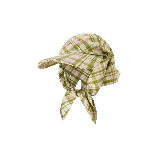 Wide Brim Garden Hat ( Apple Orchard Plaid )