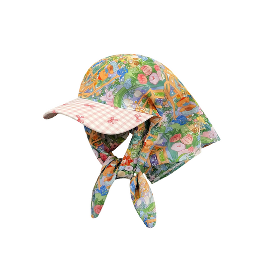 Wide Brim Garden Hat ( Blossom Pink )